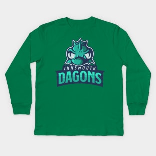 Innsmouth Dagons | HP Lovecraft Team Kids Long Sleeve T-Shirt